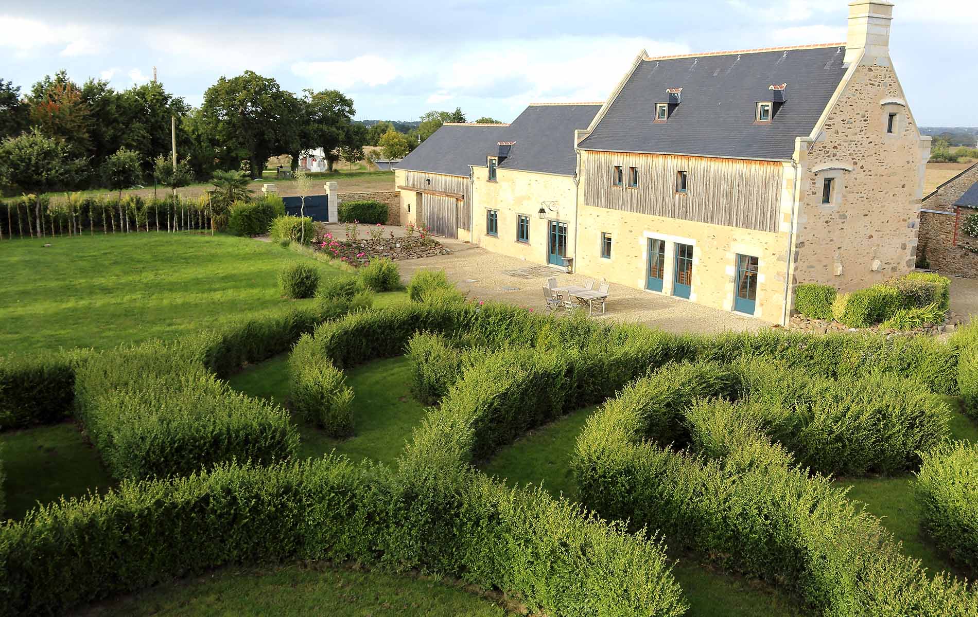 Garten und Labyrinth Herrenhaus Clos Clin - St Malo